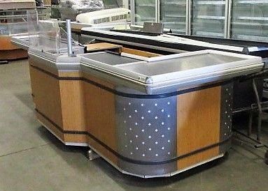 Check out, Loopband 370cm, rechts, Zakelijke goederen, Horeca | Meubilair en Inrichting, Gebruikt