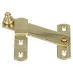 Luikoverslag 80 x 46 mm messing gepolijst, Doe-het-zelf en Verbouw, Hang- en Sluitwerk, Verzenden, Nieuw
