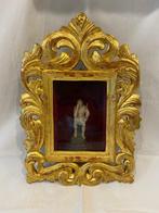 Houten lijst - Jezus Christus - 21 x 30 cm - Hout -, Antiek en Kunst
