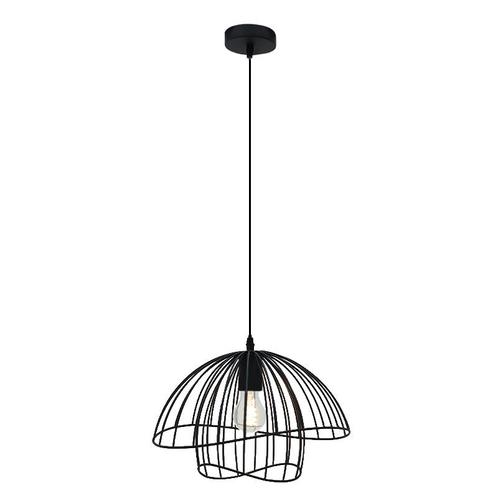 Moderne hanglamp zwart, Jolien, Huis en Inrichting, Lampen | Hanglampen, Nieuw, Metaal, 75 cm of meer, Ophalen of Verzenden