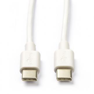OnePlus oplaadkabel | USB C  USB C 2.0 | 1 meter (Wit), Telecommunicatie, Mobiele telefoons | Toebehoren en Onderdelen, Nieuw
