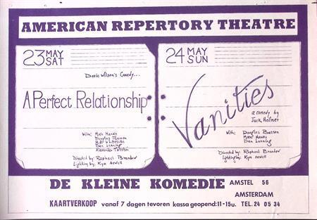 twee toneelstukken gepresenteerd door het American Repert..., Verzamelen, Posters, Nieuw, Overige onderwerpen, Met lijst, Verzenden