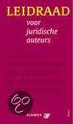 Leidraad voor juridische auteurs 9789013020229, Verzenden, Gelezen, M.H. Bastiaans