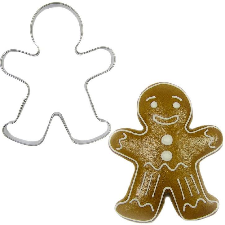 BrandNewCake Uitsteker Gingerbread Man RVS 9cm, Hobby en Vrije tijd, Taarten en Cupcakes maken, Nieuw, Verzenden