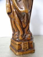 Mariabeeld - Hout - 1960-1970 - Houten Maria/ Jesus, Antiek en Kunst