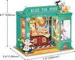 Robotime Alices Tea Store DIY Houten Modelbouw (Recreatie), Verzenden, Nieuw