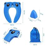 Opvouwbare Toiletbril voor Peuters – Draagbaar Antislip, Verzenden, Nieuw