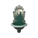 Wandfontein – 72 cm – groen aluminium met messing kraan, Ophalen of Verzenden, Nieuw