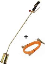 Topex Onkruidbrander 44E122 met grote branderkop 75 mm, Doe-het-zelf en Verbouw, Ophalen of Verzenden, Nieuw
