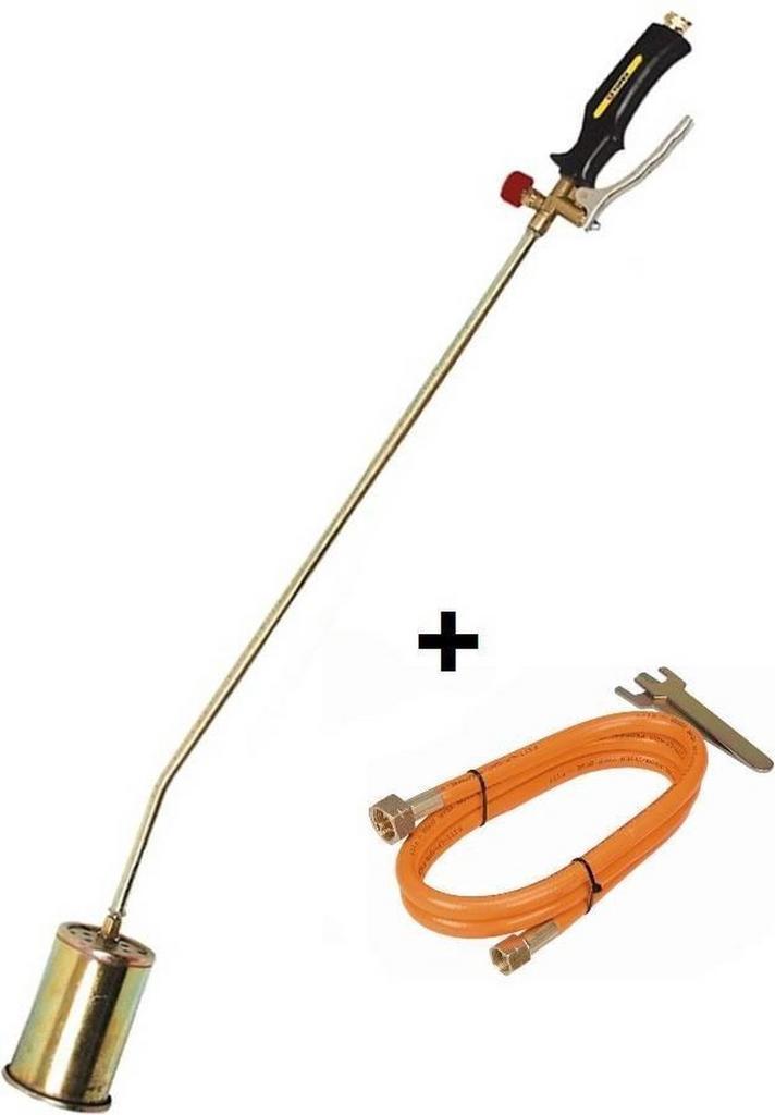 Topex Onkruidbrander 44E122 met grote branderkop 75 mm, Doe-het-zelf en Verbouw, Gereedschap | Handgereedschap, Nieuw, Ophalen of Verzenden