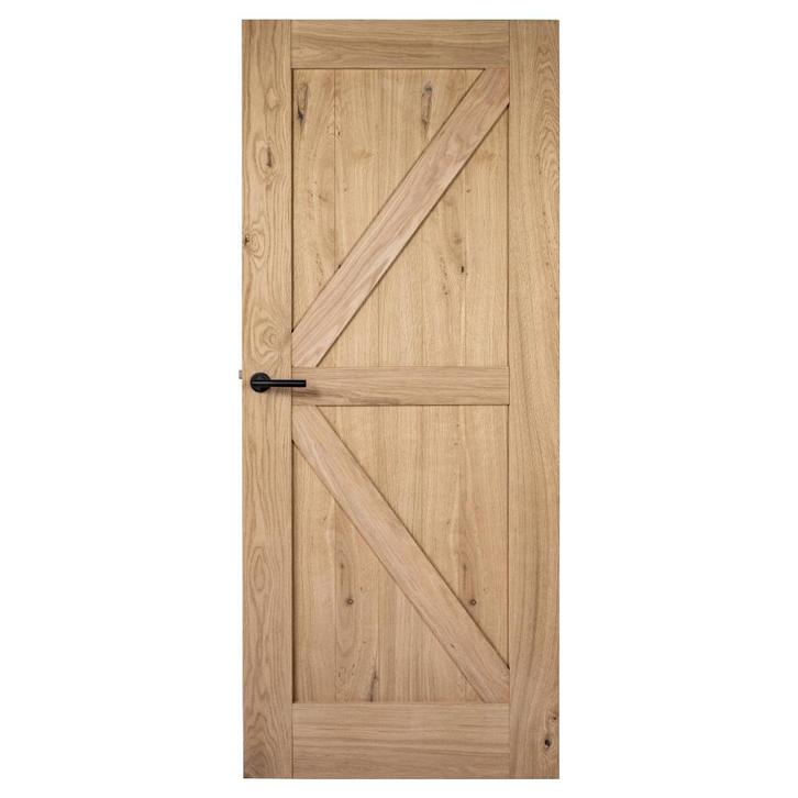 Eiken deur/ Barndeur/ Schuifdeur I ECHT DE GOEDKOOPSTE!, Doe-het-zelf en Verbouw, Deuren en Horren, Binnendeur, Nieuw, Schuifdeur