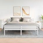 vidaXL Nachtkastjes 2 st met 2 lades 40x36x50 cm wit, Huis en Inrichting, Verzenden, Nieuw, Hout