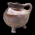 Middeleeuws roodbakkend aardewerk Kookpot / (kook) graap -, Antiek en Kunst