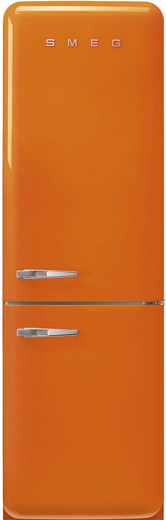 Smeg FAB32ROR6 retro jaren 50 koelkast - oranje, Witgoed en Apparatuur, Koelkasten en IJskasten, 150 tot 200 liter, Energieklasse A of zuiniger