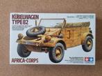 Tamiya 35238 Kübelwagen Type 82 1:35, Hobby en Vrije tijd, Modelbouw | Auto's en Voertuigen, Verzenden, Nieuw, Tamiya