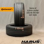 225/45/19 96Y Continental zomerbanden 6,5mm profiel 2X, 19 inch, Gebruikt, Ophalen of Verzenden, Band(en)