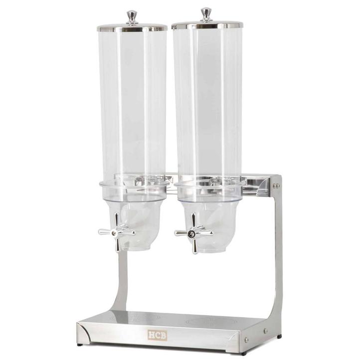 HCB RVS Granendispenser – 2 x 3,5 liter, Zakelijke goederen, Horeca | Overige, Verzenden
