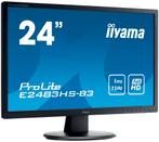 iiyama ProLite E2483HS-B3 24 Inch Monitor, Zo goed als nieuw, Verzenden