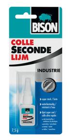 Bison secondelijm industrie 7,5 gr, fles, Verzenden, Nieuw