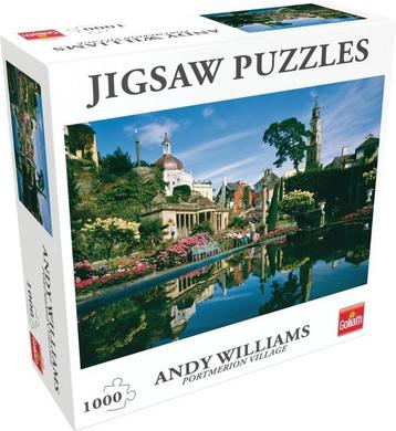 Andy Williams  Portmerion Village Puzzel 1000 stukjes beschikbaar voor biedingen