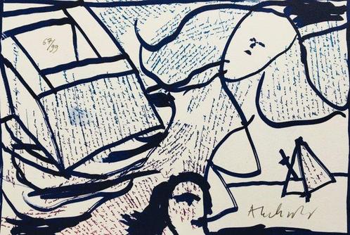 Pierre Alechinsky (1927) - Sans-titre - Lithographie, Antiek en Kunst, Antiek | Overige Antiek