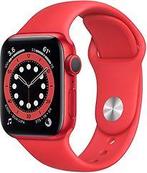 Apple Watch Series 6 40 mm kast van rood aluminium met rood, Telecommunicatie, Overige Telecommunicatie, Zo goed als nieuw, Verzenden