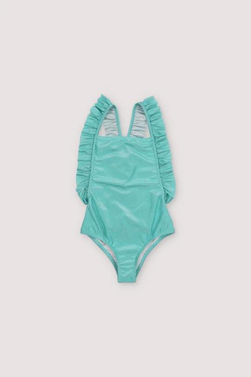 Meisjes Badpak Jade Glitter  The New Society Maat 128 128, Kinderen en Baby's, Kinderkleding | Maat 128, Meisje, Nieuw, Sport- of Zwemkleding