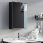 TRUUSK Moderne Spiegelkast Hangkast Met Spiegel 3 Lagen Zwar, Verzenden, Nieuw