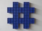 Hans Meeuwsen - Reliëf, 2026 - 5 Indisch blauwe hashtag XL