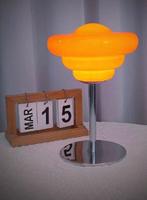 Tafellamp - Chroom, Glas - Bauhaus, Huis en Inrichting, Nieuw