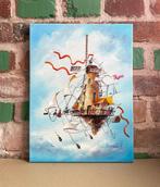 Nataly Grinchenko (XX) - Flying windmill, Antiek en Kunst