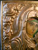 Icoon - Moeder Gods van Smolensk - Hout - met Oklad -, Antiek en Kunst