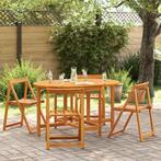 vidaXL Tuintafel vlinder inklapbaar ovaal 110x60x72 cm, Verzenden, Nieuw