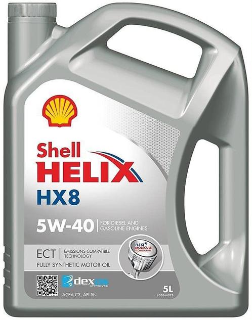 Shell Helix HX8 ECT 5W40 5 Liter, Auto diversen, Onderhoudsmiddelen, Ophalen of Verzenden