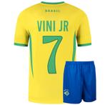 Brazilie Voetbaltenue Thuis Vini JR. - Kinderen en, Verzenden, Nieuw