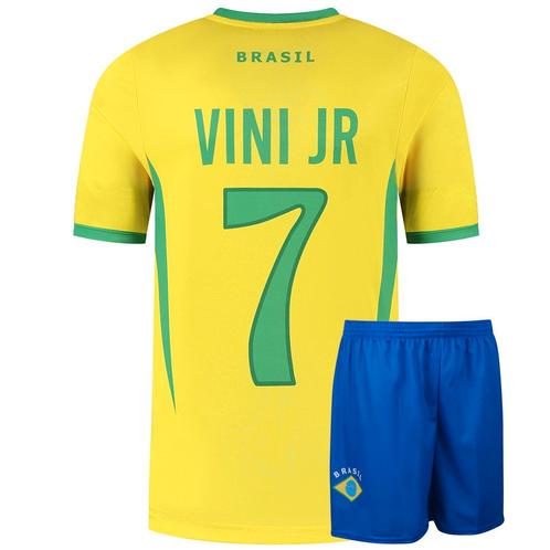 Brazilie Voetbaltenue Thuis Vini JR. - Kinderen en, Sport en Fitness, Voetbal, Nieuw, Verzenden
