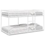 Stapelbed Wit Staal - Logeerbed! Retourdeal -60% korting, Kinderen en Baby's, Kinderkamer | Stapelbedden en Hoogslapers, Ophalen of Verzenden