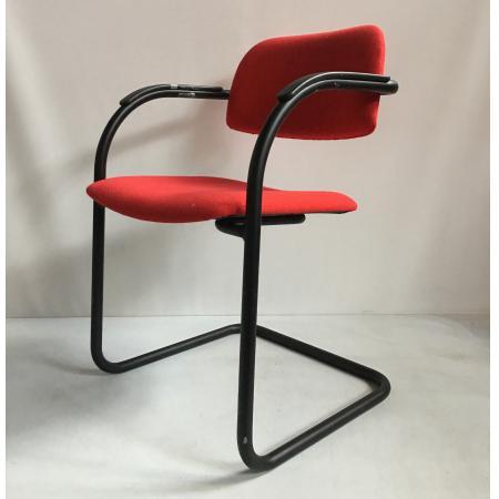 (MDK-105818) Lande Cole Classic sledestoel rood, Huis en Inrichting, Stoelen, Rood, Gebruikt, Ophalen of Verzenden