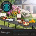 KESSER® biertentset - 3-delige set, tafel + 2 x bank, voor b, Tuin en Terras, Verzenden, Nieuw