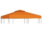 vidaXL Vervangend tentdoek prieel 310 g/m² 3x3 m oranje, Verzenden, Nieuw