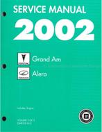 2002 PONTIAC GRAND AM | OLDSMOBILE ALERO WERKPLAATSHANDBOEK, Auto diversen, Handleidingen en Instructieboekjes