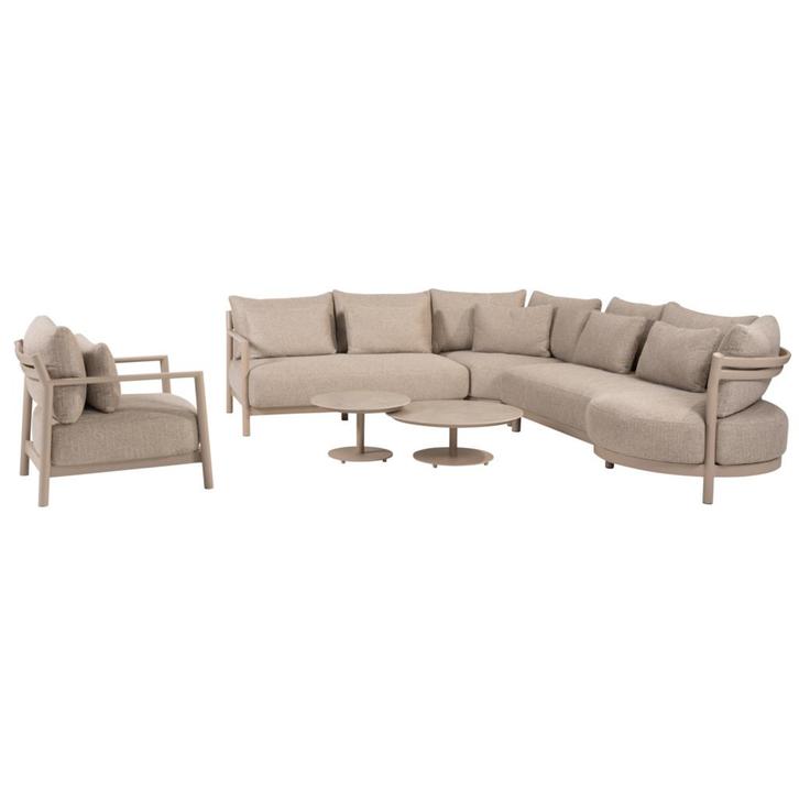 Boaz Mykonos modulaire hoek loungeset 6 delig keramiek, Tuin en Terras, Tuinsets en Loungesets, Nieuw, Ophalen of Verzenden