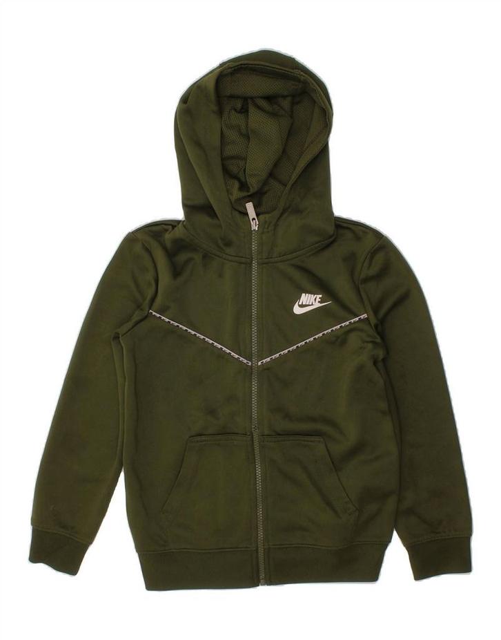 NIKE Boys Graphic Zip Hoodie Sweater 6-7 Years Large  Green, Kleding | Heren, Truien en Vesten, Verzenden