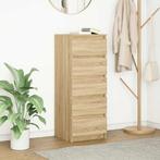 vidaXL Dressoir met lades 37,5x35x99 cm spaanplaat sonoma, Verzenden, Nieuw, Overige houtsoorten