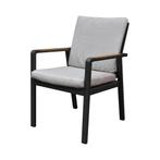 Lola dining tuinstoel aluminium antraciet - soft grey, Ophalen of Verzenden, Nieuw