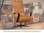Leren relaxfauteuil Matrix - Granada Sahara (cognac) -, Huis en Inrichting, Fauteuils, Nieuw, Ophalen of Verzenden, 50 tot 75 cm