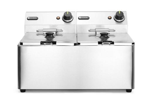 Hendi Horeca Friteuse | 2x 8L | 230v | 542x430x351mm, Zakelijke goederen, Horeca | Keukenapparatuur, Nieuw in verpakking, Ophalen of Verzenden