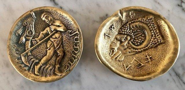 Vide-poche (2) - Juin & Bélier - Frankrijk - Max Le Verrier, Antiek en Kunst, Antiek | Meubels | Stoelen en Banken