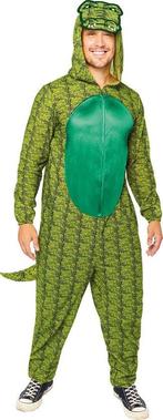 Krokodil Onesie Met Capuchon Volwassenen - Onesize M/L, Ophalen of Verzenden, Nieuw