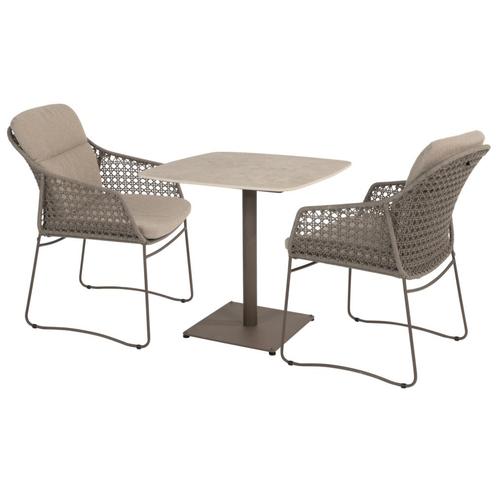 Vermont Moretti bistro dining tuinset 3 delig keramiek, Tuin en Terras, Tuinsets en Loungesets, Nieuw, Ophalen of Verzenden